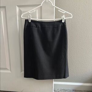 Black Knee-Length Pencil Skirt for Work